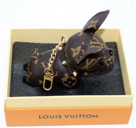 louis vuitton french bulldog keyring|louis vuitton keychain wallet.